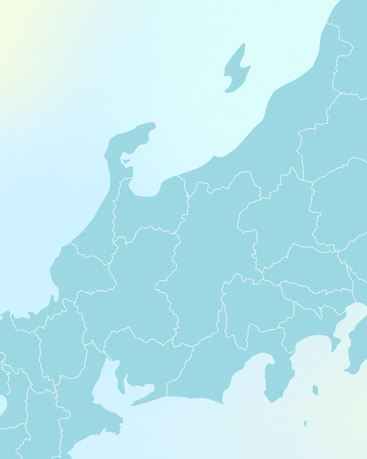 中部の地図