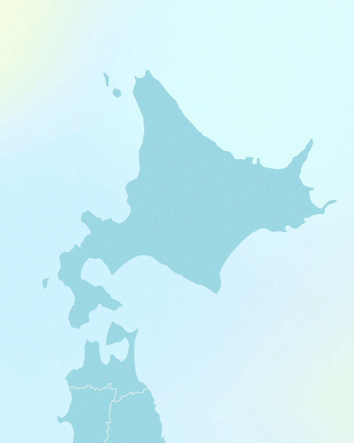 北海道の地図