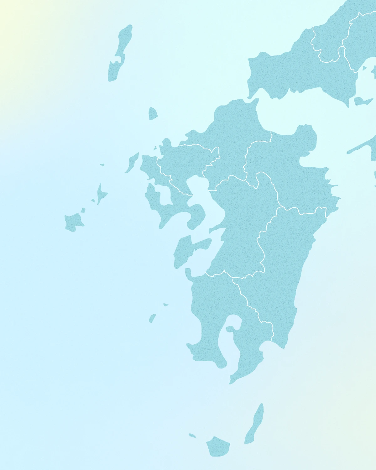 九州の地図